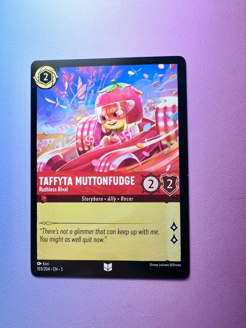 taffyta muttonfudge [wreck-it ralph] - 103/204 — lorcana: shimmering skies